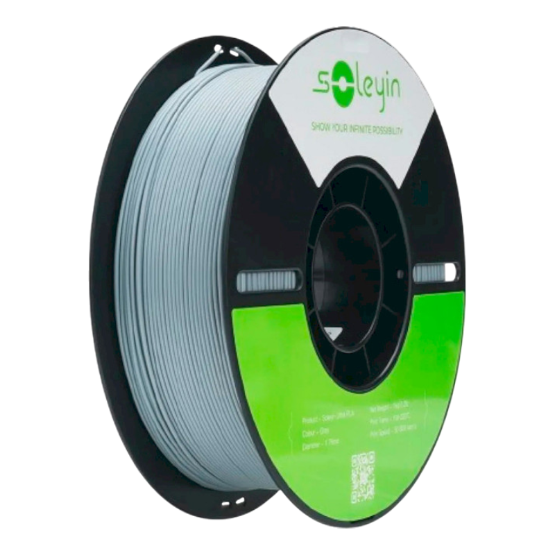 Філамент (пластик) для 3D принтера CREALITY Ultra PLA 1кг, 1.75мм, сірий (3301010501)